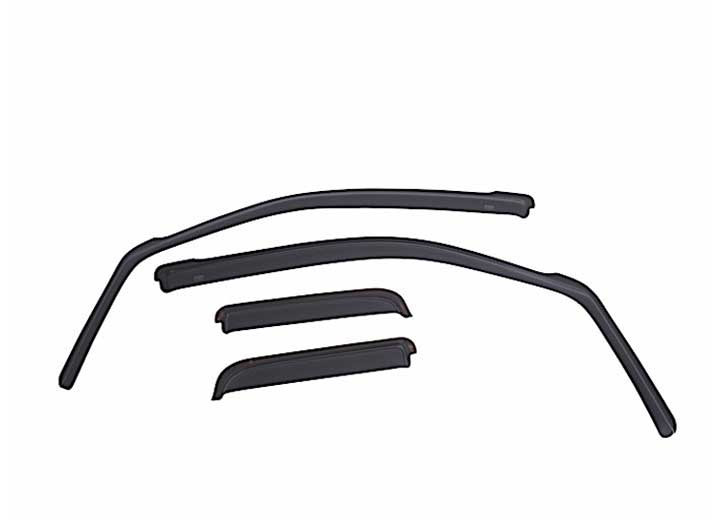 EGR - 0918 Ram 1500(1924 Classic)/0924 Ram 2500/3500 Crew Cab 4pc Matte Inchannelwindow Visors - 572755