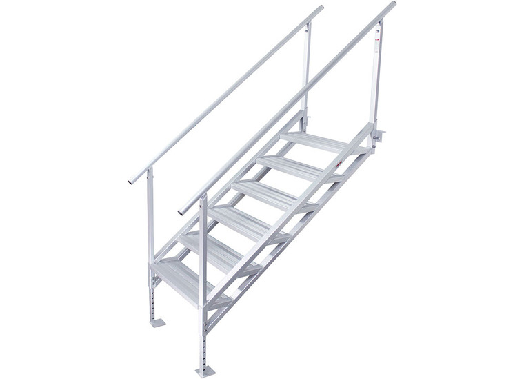 Extreme Max - Jumbotread Universal Mount Dock Stairs With Railing 6step - 3005.4281