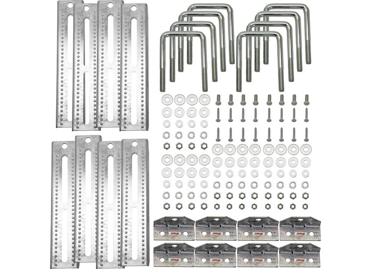 Extreme Max - 12in Swivel Top Bunk Brackets For 1.5 X 3 Crossmember(set Of 4) - 3006.7067