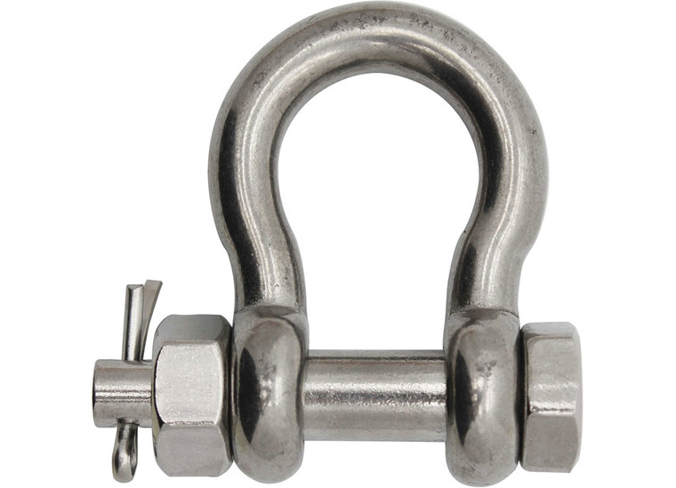 Extreme Max - Bolt Type Anchor Shackle 3/8stainless Bulk Each - 3006.8372