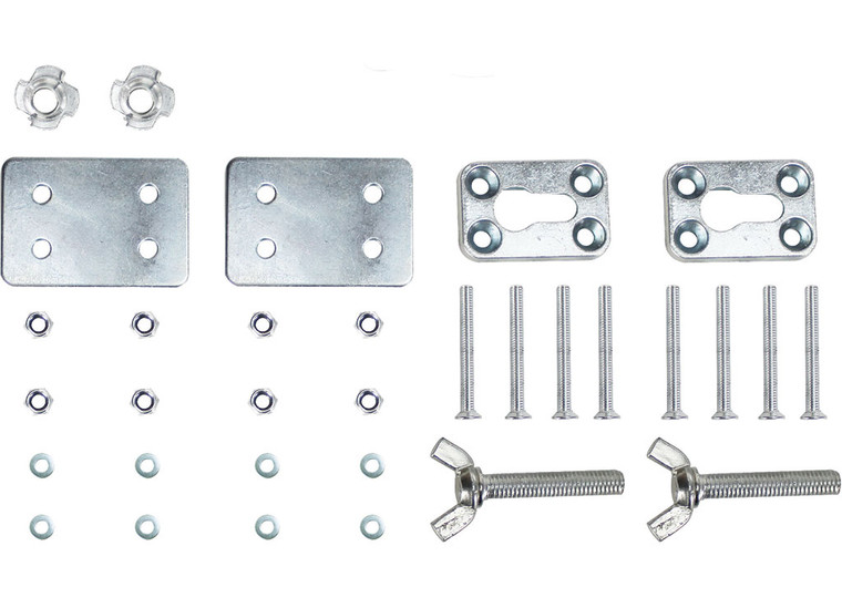 Extreme Max - Removable Hardware Kit Only Forchrome Motorcyle Wheel Chock - 5001.5778