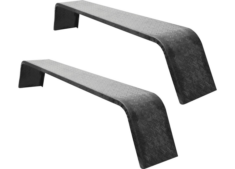 Extreme Max - Tandem Axle Trailer Fenders Weldon 14gauge Untreated Steel Fenders For 13in15in Wheels(set Of 2) - 5001.6403
