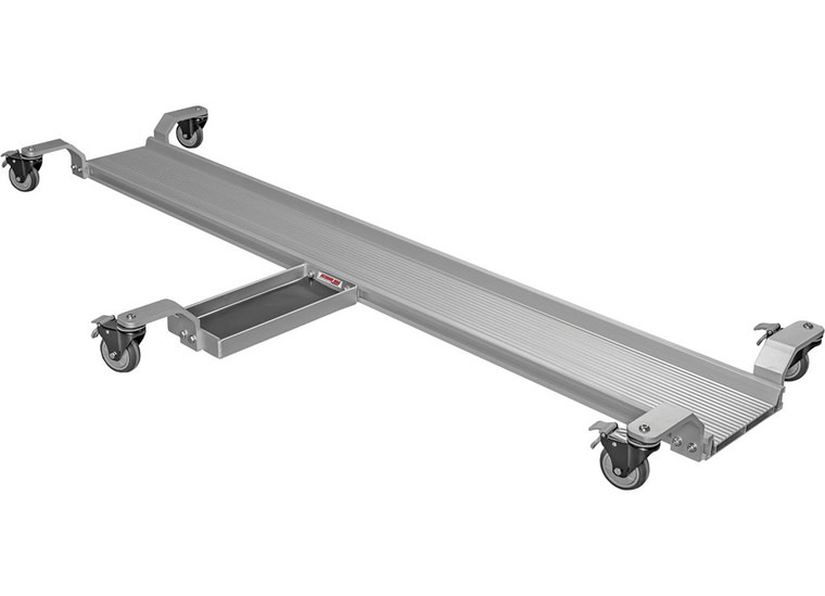 Extreme Max - Pro Series Alum Motorcycle Dolly W/adj Kickstand Tray & Locking Casters 1500 Lb Cap 80in X 9in Track - 5001.6515