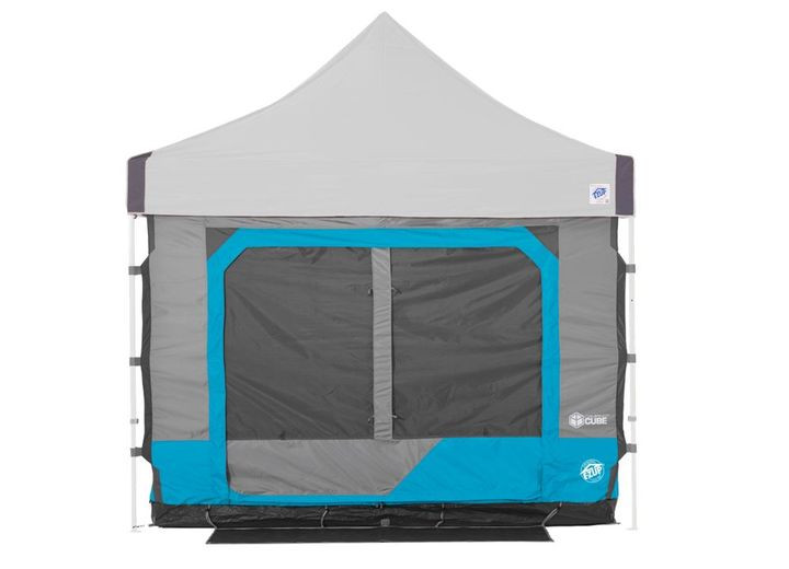E-Z Up - Ez Up Camping Cube 6.4 Converts 10ft Straight Leg Canopy Into Camping Tent Splash - CC10SLSP