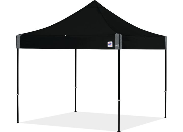 E-Z Up - Eclipse 10ft(3m) Stl Shelter Black Frame & Black Top - EC3STL10KFBKTBK