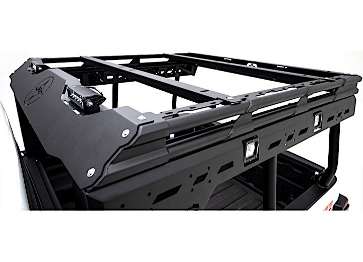 Fab Fours - Fab Fours Inc. 20c Gladiator Overland Rack Additional Crossmember Matte Black - JTOR-03-1