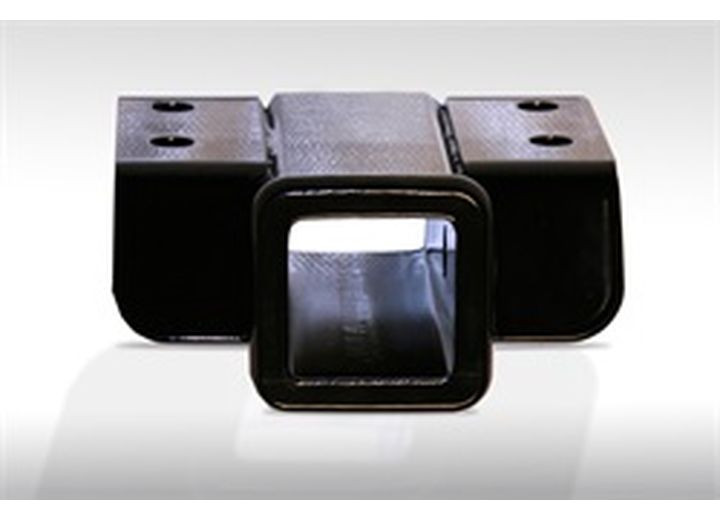 Fab Fours - Elite Ranch 2in Receiver (fits All Full Size Elite Front Bumpers) Matte Black - QREC-1