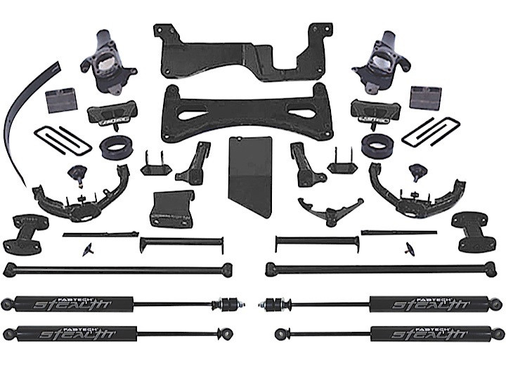 Fabtech - 8ingm 2001 K2500/3500 Hd Bx2 Bk - FTS21012BK