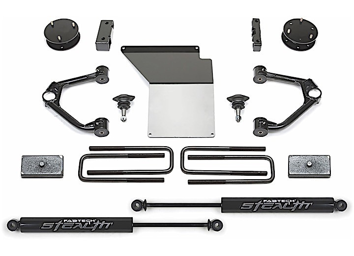 Fabtech - 3in Budget Sys W/ Stealth 0718 Gm C/k1500 P/u W/ Oe Forg Stl Uca - K1059M