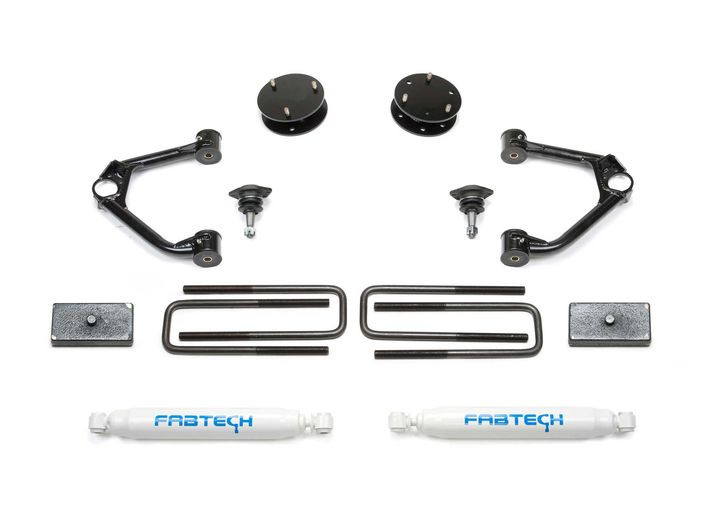 Fabtech - 19c Gm C/k1500 P/u 3in Budget Sys W/ Perf Shocks - K1126