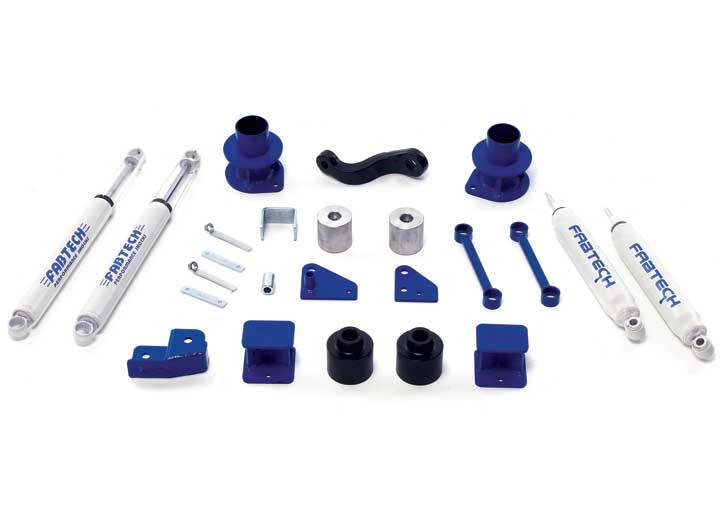 Fabtech - 3in Basic Sys W/perf Shks 200718 Jeep Jk 4wd - K4037