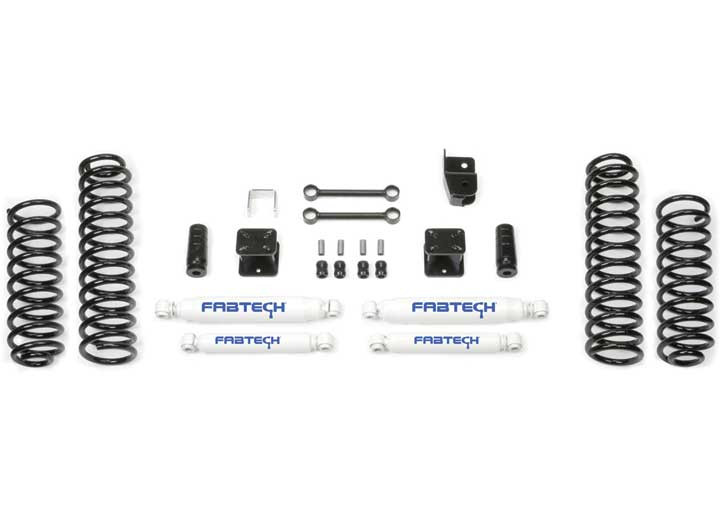 Fabtech - 3in Sport System W/ Perf Shks 200718 Jeep Jk 4door - K4048