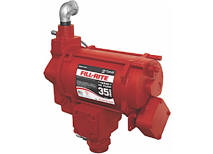 Fill-Rite - 115/230v Ac Pump For Use With Ast Remote Dispensers Recommended For Diesel  3/ - FR313V