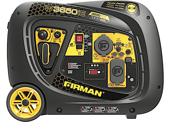 Firman Generators - Inverter 3650/3300w Electric Start Parallel Ready Gas Portable Generator - W03382
