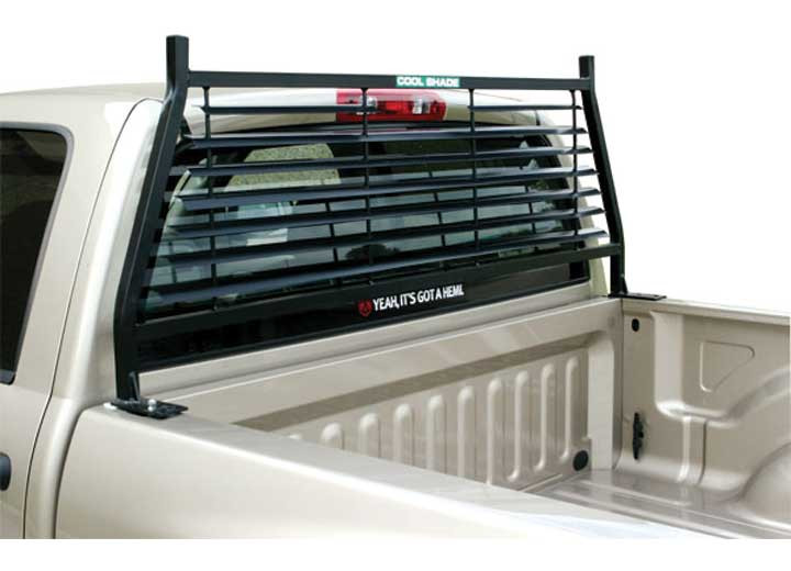 Go Industries - 07c Silverado/sierra/10c Ram 2500/3500/0413 F150 (not Heritage) Blk Flat Iron Headache Rack - 20752B
