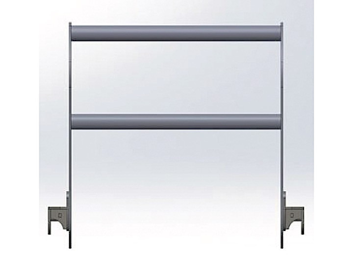 Go Industries - Commercial Grade Winch System Grille Guard 19c Ram 2500/3500  Black - 33673B