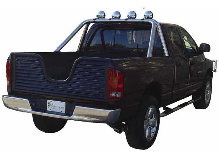 Go Industries - 9906 Silverado/sierra/0106 Silverado/sierra 2500/3500 Black Louvered Vgate - 6166