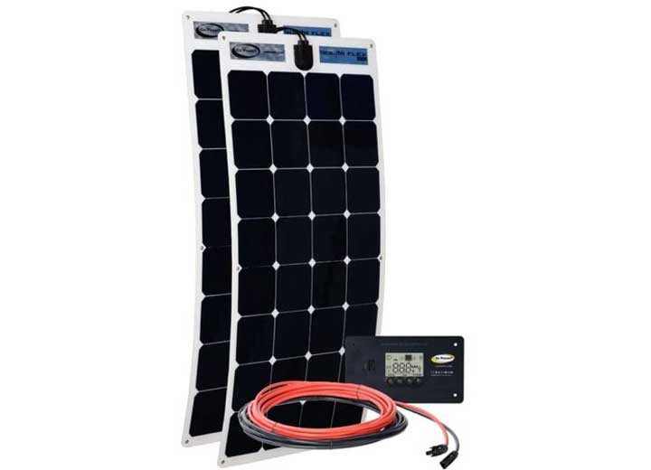 Go Power! - Gpflex220: 220 Watt Flexible Solar Kit With 30 Amp Blue Tooth Controller - 83305
