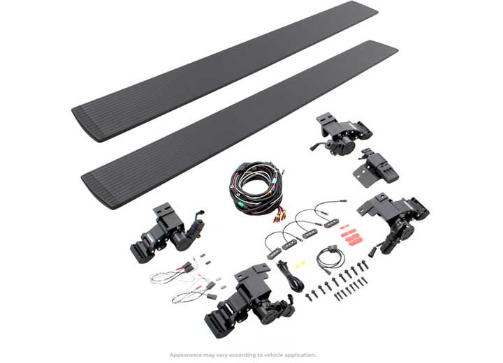 Go Rhino - 1424 4runner E1 Electric Running Boards Txtd Powdercoat Black - 20442564PC