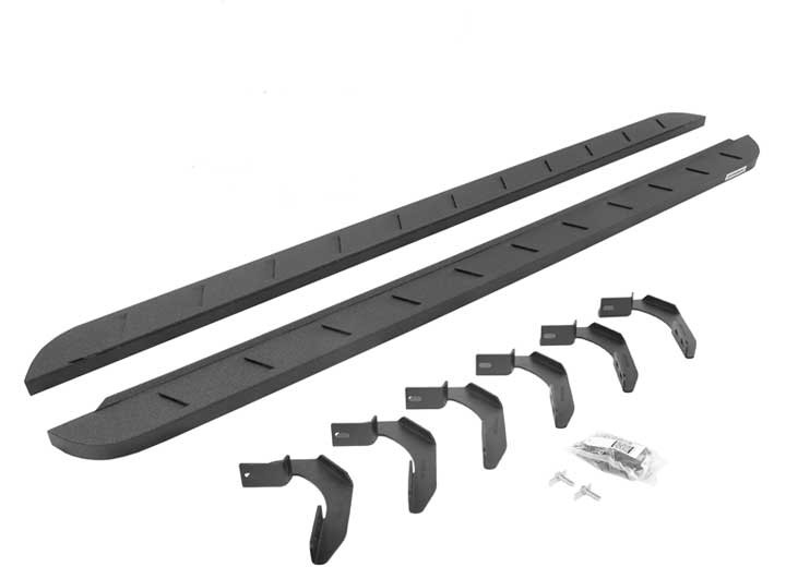 Go Rhino - 0414 F150 Super Crew 87in Rb10 Slim Line Running Boards Complete Set - 63415087ST