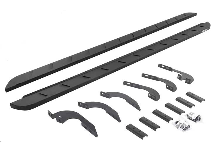 Go Rhino - 05c Tacoma Double Cab 87in Rb10 Slim Line Running Boards Complete Set - 63442987SPC