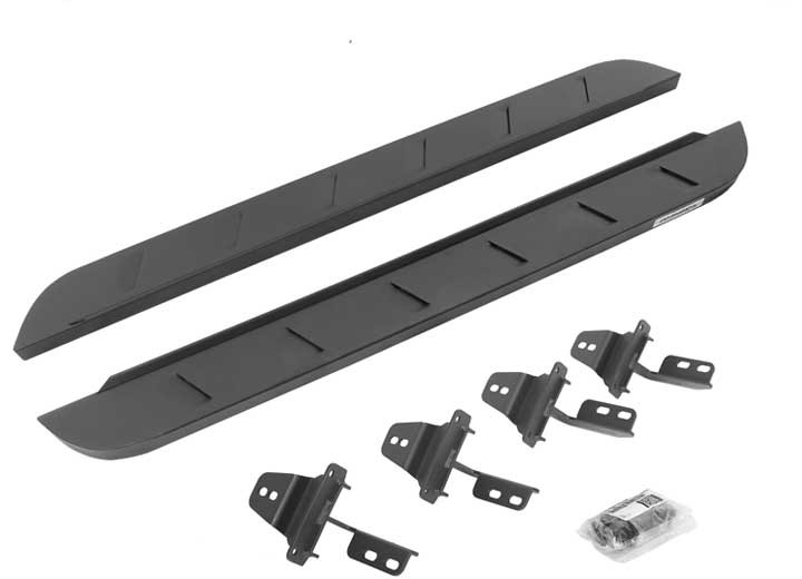 Go Rhino - 0718 Wrangler Jk 48in Rb10 Slim Line Running Boards Txt Powder Coat Complete Set - 63492648SPC