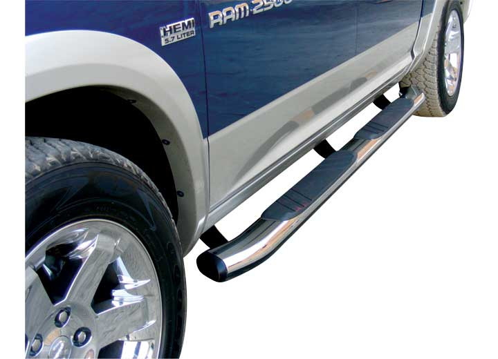 Go Rhino - 80in 5in Oval Side Bar Chrome 5in Oval Side Bars - 680080C