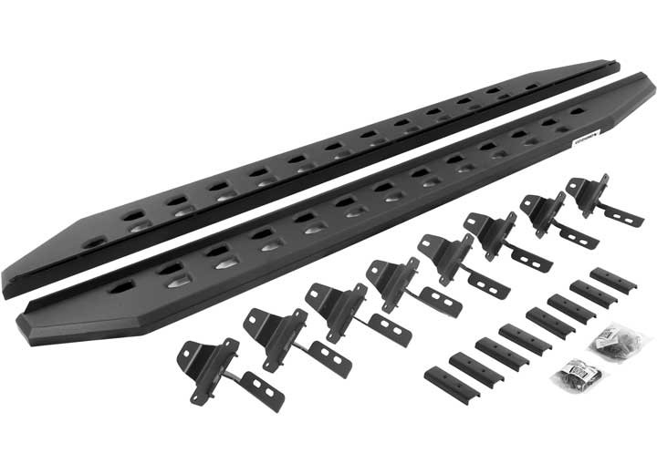Go Rhino - 18c Wrangler Jk Unlimited 73in Rb20 Slim Line Runing Boards Powder Coat Complete Set - 69450673SPC