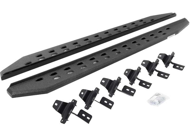 Go Rhino - 18c Wrangler Jl Unlimited 73in Rb20 Slim Line Running Boards Bedliner Coating Complete Set - 69450673ST