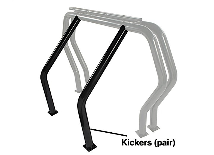 Go Rhino - 8311 Ranger/8600 Mazda Bseries Kickers Bed Barsblack - 9370B