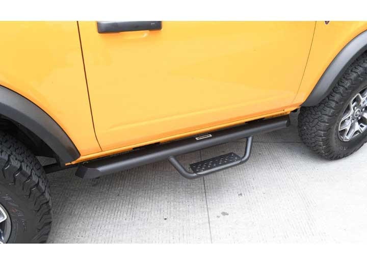 Go Rhino - 21c Bronco Dominator Xtreme D2 Side Steps W/rocker Panel Mnting Brkt Kit - D224131T