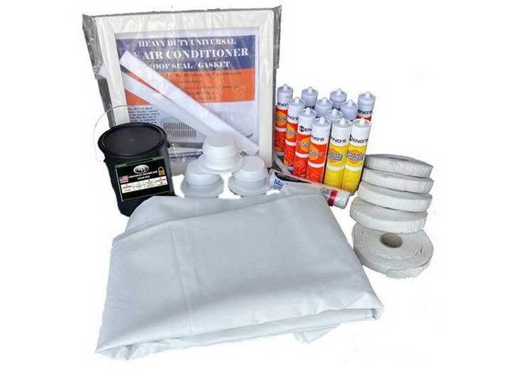 Heng's - Folded Tpo Membrane Plus Installation Kit  Deluxe  9ft 6in X 45ft  White - 9645TFKITW
