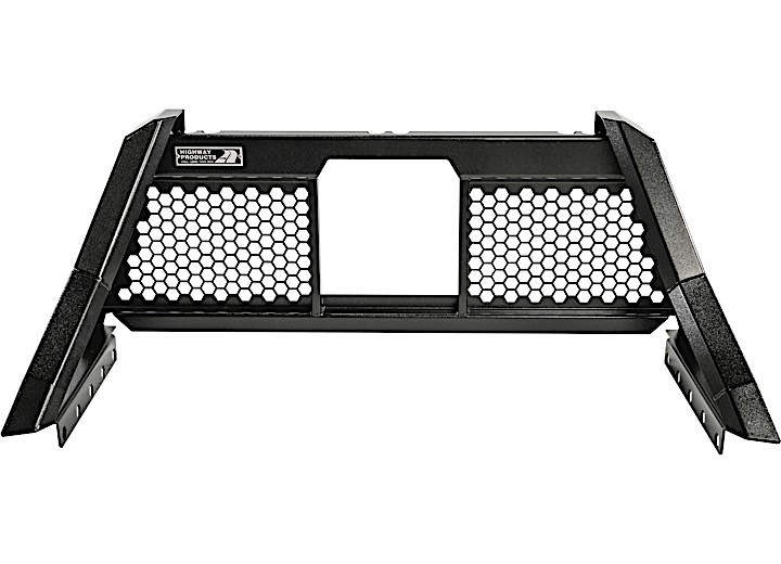 Highway Products - Savage Open Mesh Smooth Black Upright Smooth Black Center Size 1 - 4011-046-BK62