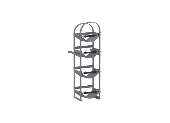 Holman - Refrigerant Tank Rack  4 Tier  2/50lb And 2/30lb - 40101