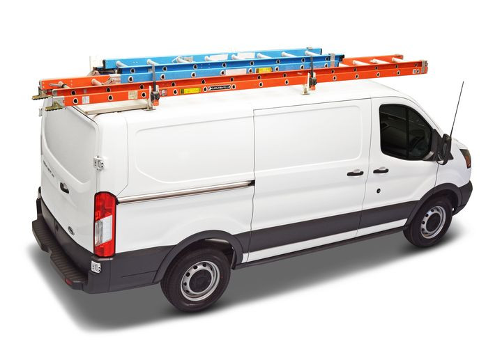 Holman - 2 Cross Bar Ladder Rack For Transit Connect Metris Nv Nv200 City Express Ram Promaster City - 40821