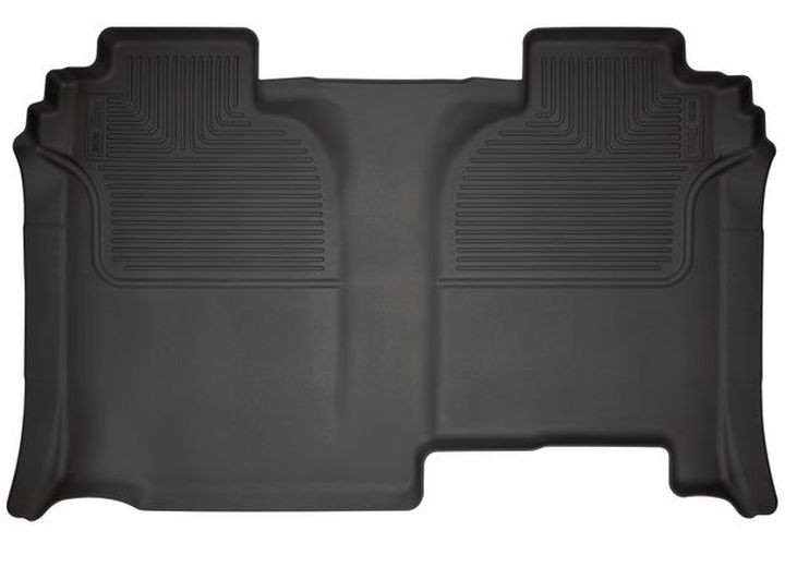 Husky Liner - 19c Silverado/sierra 1500 Crew Cab 2nd Seat Floor Liner (full Coverage) Weatherbeater Series Black - 14221