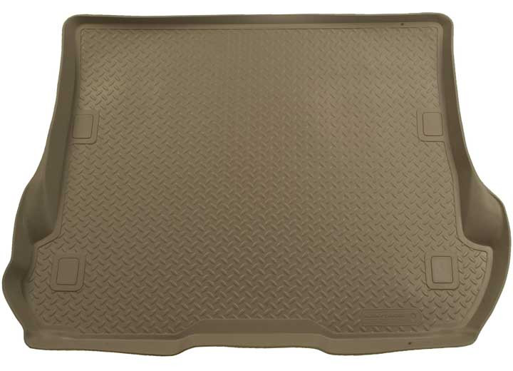 Husky Liner - 0005 Excursion Rear 5 Ft Cargo Liner Tan  Can Mount 3rd Seat On Top Of Liner Via Cutting - 23803