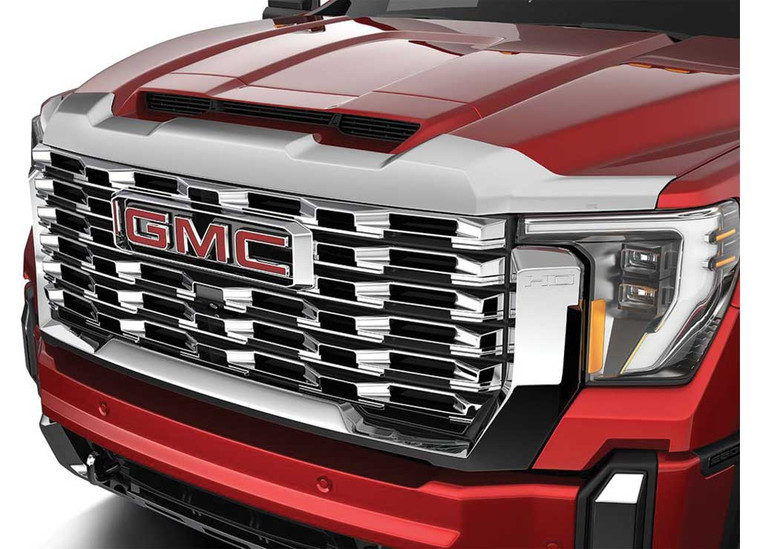 Husky Liner - 1719 Silverado 2500 Hd (diesel Induction System Hood) Aeroskin Chrome 1 Pc - 2892139