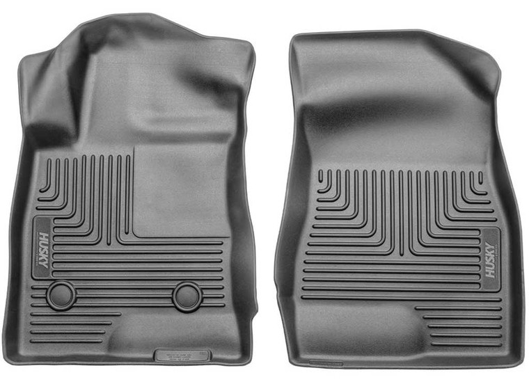Husky Liner - 2424 Trax Xact Front Floor Liner 2 Pc Set Black - 55971