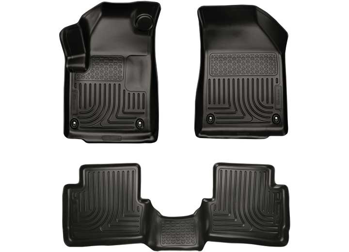Husky Liner - 1316 Dart Fits With Manual Or Automatic Transmission Front/2nd Seat Liners Weatherbeater Black - 99021