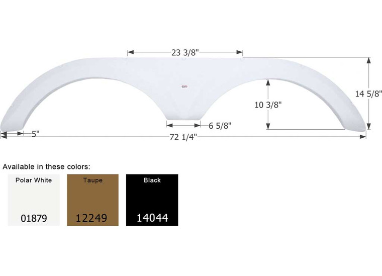 Icon Technologies Limited RV - Fender Skirt Tandem Jayco Fs1879 Taupe - 12249