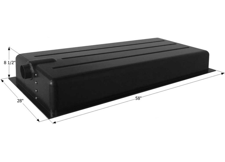 Icon Technologies Limited RV - Holding Tank Ht176bed W/3in Spigot & 4 Level Sensors - 12378