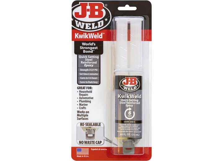 JB Weld - Kwikweld Carded 25ml Resealable Syringe - 50176