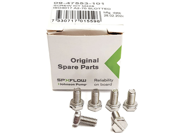 Johnson Pump - Screw Kit M4x8  F35/f4 - 09-47553-101