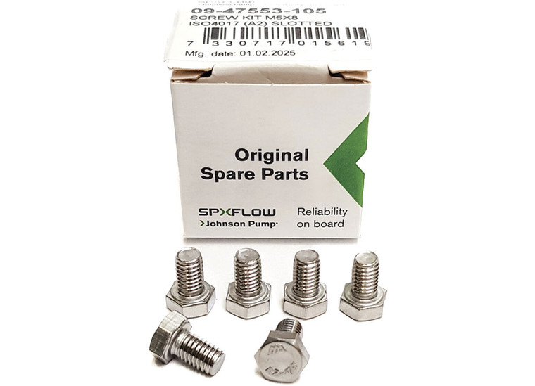 Johnson Pump - Screw Kit M5x8  F5/f6/f7/f75 - 09-47553-105