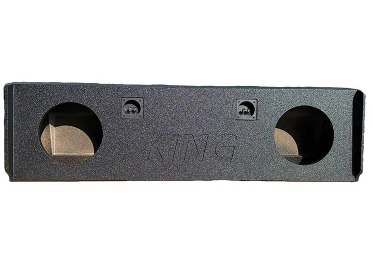 KING BOXES - 1418 Silverado/sierra Crew Cab 10in Downfire Sealed Subwoofer Enclosure - AK-G25-10