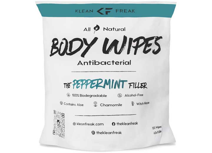 Klean Freak - The Filler  Peppermint Body Wipes - TFPP02