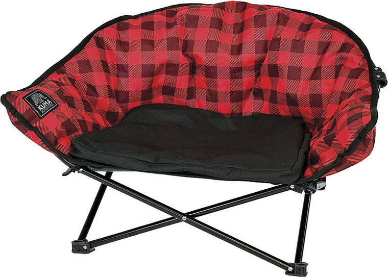 Kuma Outdoor Gear - Little Lazy Bear Dog Chair  Red/black - 900-KM-LDG-RBP