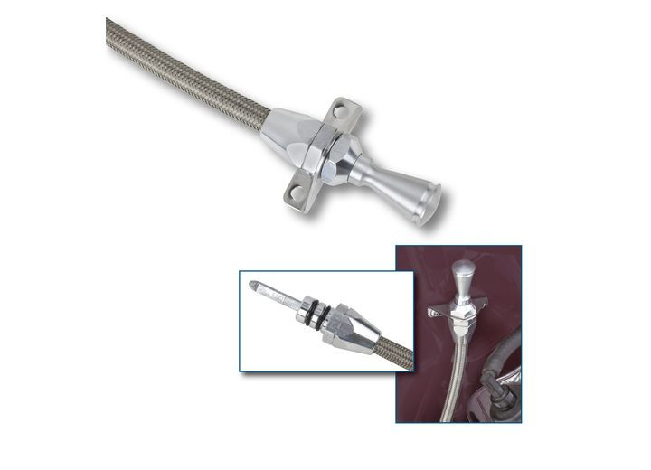 Lokar - Hitech Flexible Braided Stainless Transmission Dipstick - TD-3350400FM36