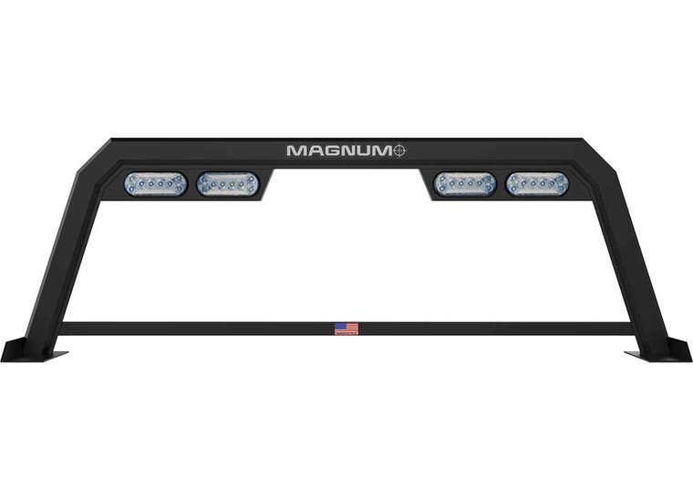 Magnum Truck Racks - 0924 Ram 1500c/2500/3500 Low Pro Hollow Point Headache Rack - 109LPHPA2NB
